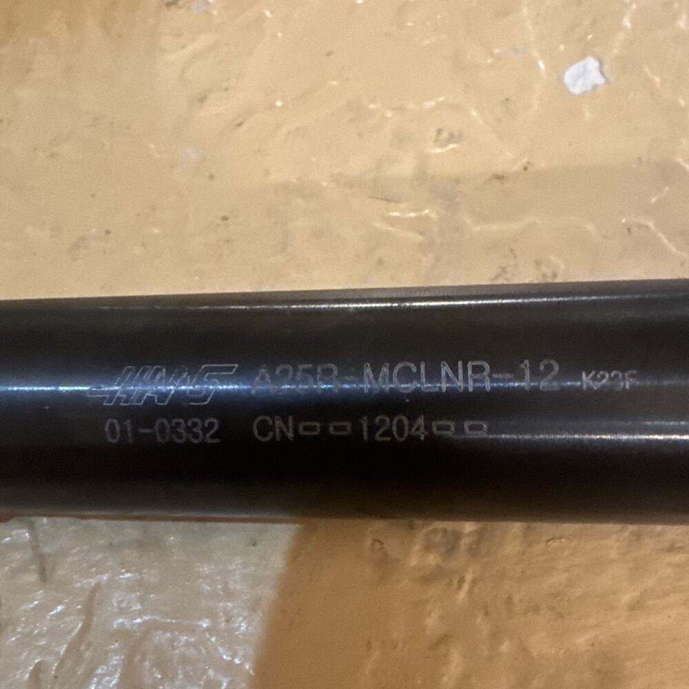 Haas A25R-MCLNR-12 Boring Bar Tool Holder 1" Shank CNMG 1204 Used